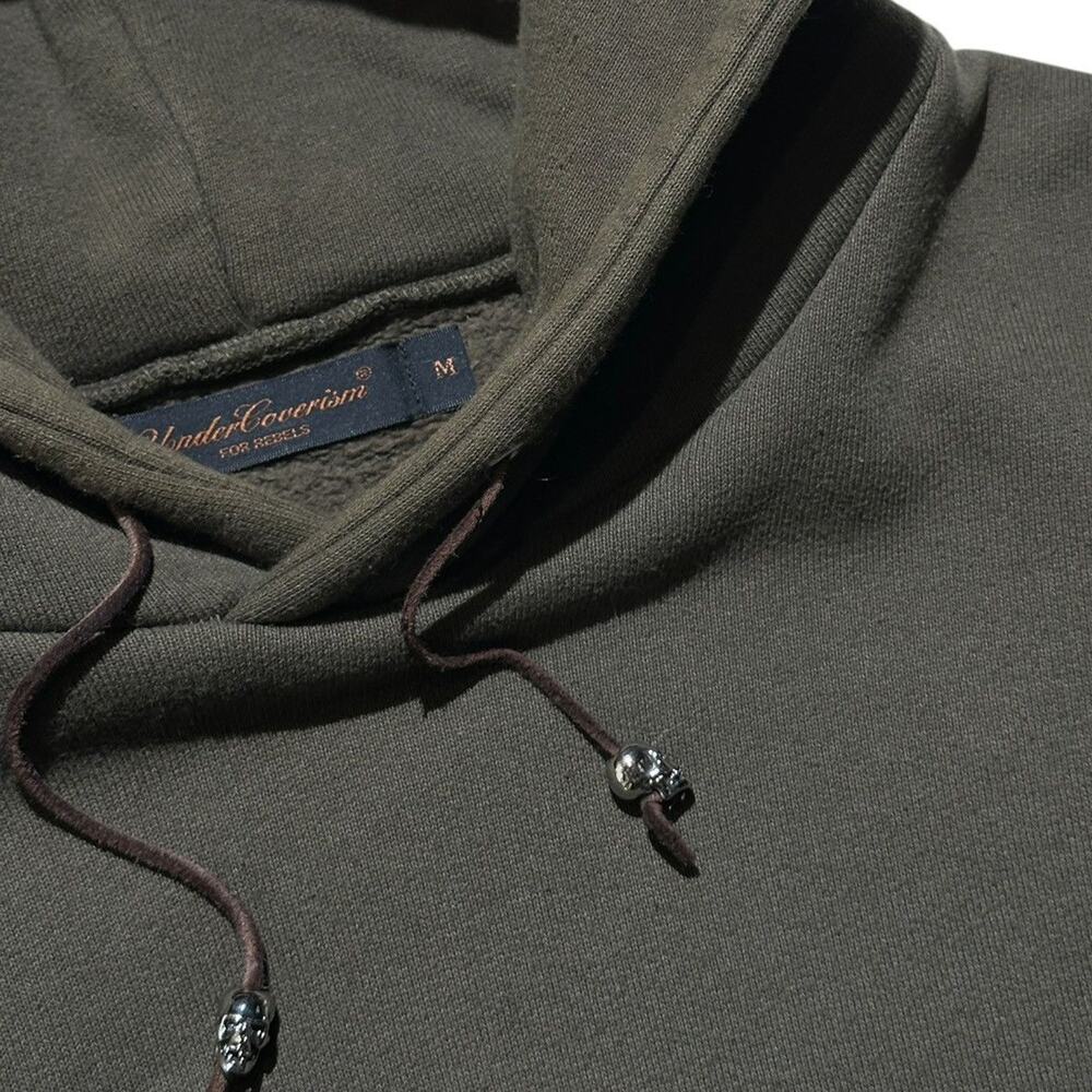 Archive Triple Layered Skull Drawstring Hoodie - image 2